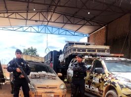 PM apreende 36,7 kg de cocaína escondida em picape na região Norte de Mato Grosso