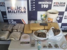 PM prende faccionado com 11 quilos de supermaconha em MT