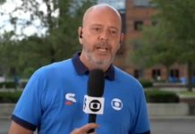Susto ao vivo mobiliza Globo e leva Alex Escobar ao hospital