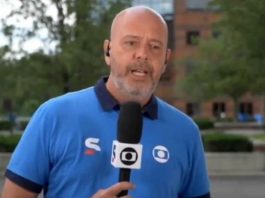 Susto ao vivo mobiliza Globo e leva Alex Escobar ao hospital