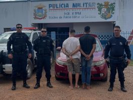 Dupla é presa com armas e ferramentas usadas em furtos em Carlinda