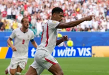 Bellingham brilha, supera Kane e Haaland e leva Inglaterra à semi