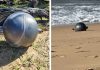 Bolas de titânio vindas do espaço assustam praia na Austrália