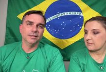 Flávio Bolsonaro contesta foto com aliado de Vorcaro e afirma que imagem foi feita por IA
