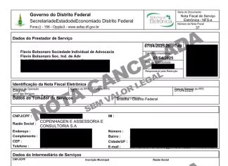 Reportagem aponta emissão de 41 notas fiscais por Flávio Bolsonaro