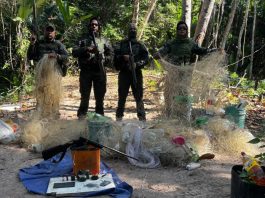 Polícia Ambiental apreende arma e 53 materiais de pesca ilegal em Apiacás