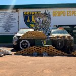 Forças de segurança apreendem 306 kg de drogas na fronteira de MT e geram prejuízo de R$ 1,2 milhão às facções criminosas