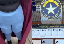 Mulher é flagrada com 16 celulares escondidos na roupa durante fiscalização no Paraná