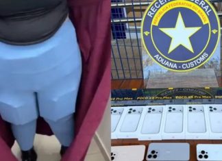Mulher é flagrada com 16 celulares escondidos na roupa durante fiscalização no Paraná