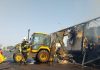 Incêndio atinge duas carretas na BR-364 e mobiliza bombeiros em MT