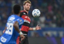 Paquetá sai do banco e Flamengo busca empate com Cruzeiro