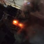 Incêndio em casa de eventos mobiliza quatro viaturas em Cuiabá