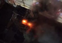 Incêndio em casa de eventos mobiliza quatro viaturas em Cuiabá