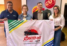 Sintep-MT participa de mobilização nacional pela aprovação do piso salarial dos funcionários