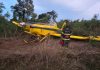 Avião agrícola cai em Tangará da Serra e piloto sobrevive