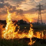 Queimadas mais que triplicam interrupções de energia em cinco anos