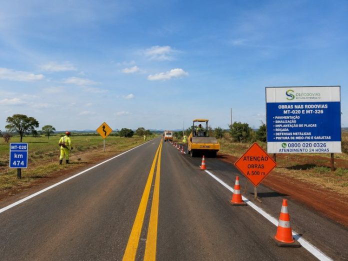 rodovias MT-020 e MT-326,