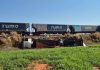 Caminhão é atingido por trem ao cruzar ferrovia em Itiquira