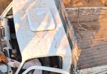 Caminhonete cai em vala e deixa vítima presa às ferragens em Sinop