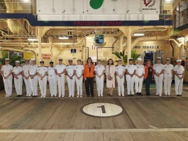 Petrobras batiza navio com tripulação 100% feminina no Rio