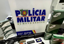Polícia Militar apreende armas e mais de 300 munições após denúncia de violência doméstica