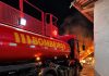 Bombeiros extinguem incêndio em três veículos em Guarantã do Norte
