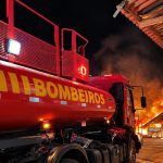 Bombeiros extinguem incêndio em três veículos em Guarantã do Norte