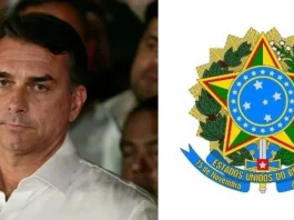 Brasão com “Brazil” em carta de Flávio Bolsonaro provoca repercussão