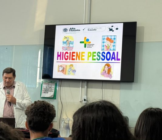 Saúde e Educação levam prevenção e informação para dentro das escolas de Alta Floresta