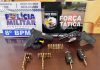 Força Tática apreende armas e detém dois suspeitos de extorsão contra produtor rural em Alta Floresta