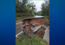 BR-476 tem 11 pontos com restrições após chuvas no Paraná