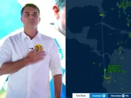Aviãode “Bolsonaro Jr” deixa Equador rumo a Miami,viagem pode ser acompanhada ao vivo