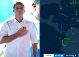 Aviãode “Bolsonaro Jr” deixa Equador rumo a Miami,viagem pode ser acompanhada ao vivo