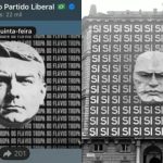 Há sinais, vê quem… PL publica imagem de Flávio semelhante à de Mussolini em canal de mensagens