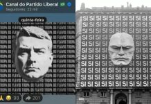 Há sinais, vê quem… PL publica imagem de Flávio semelhante à de Mussolini em canal de mensagens