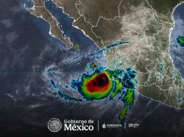Furacão Simon provoca inundações no México e deixa mortos e desaparecidos