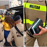 Duas mulheres são detidas após suspeita de furtos de celulares em ato de Flávio Bolsonaro