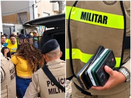 Duas mulheres são detidas após suspeita de furtos de celulares em ato de Flávio Bolsonaro