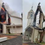 Incêndio destrói Igreja Matriz em Santa Catarina após missa; veja o que se sabe