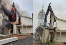 Incêndio destrói Igreja Matriz em Santa Catarina após missa; veja o que se sabe