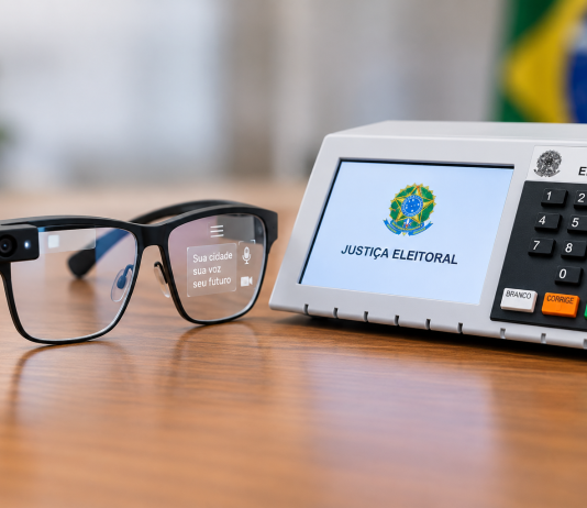 TSE proíbe óculos inteligentes na cabine de votação em 2026