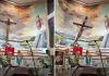 Padre morre após cruz despencar sobre sua cabeça durante missa no Equador