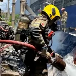 Piloto morre após avião cair e pegar fogo no pátio do metrô de Belo Horizonte