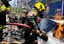 Piloto morre após avião cair e pegar fogo no pátio do metrô de Belo Horizonte